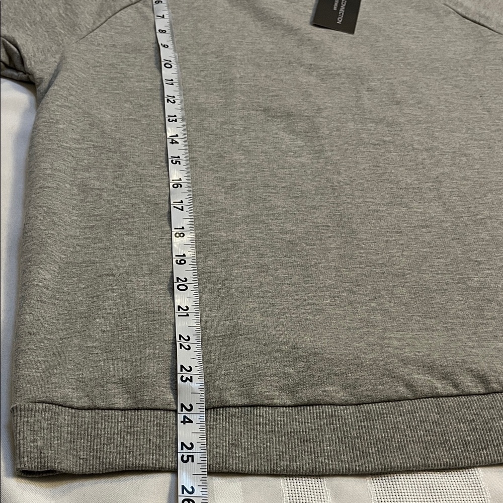 French Connection Loungewear Gray Crewneck Sweatshirt Size M NWT - Picture 5 of 10